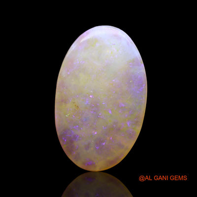 3.00 Cts Natural Australian Fire Opal Loose Gemstone Oval Cabochon 16x10x3 mm AD-675