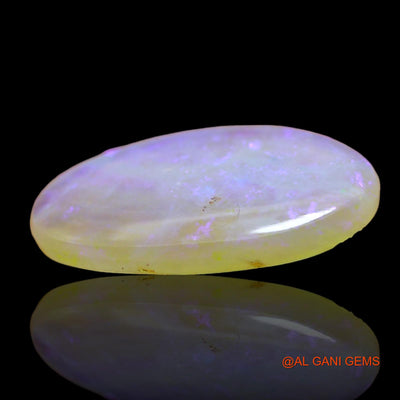 3.00 Cts Natural Australian Fire Opal Loose Gemstone Oval Cabochon 16x10x3 mm AD-675