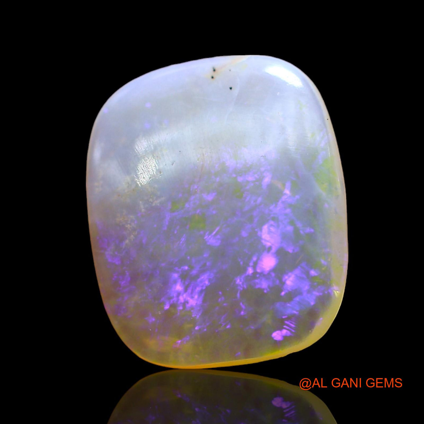 3.00 Cts Natural Australian Fire Opal Oval Cabochon Loose Gemstone For Jewelry 13x11x3 mm AD-677