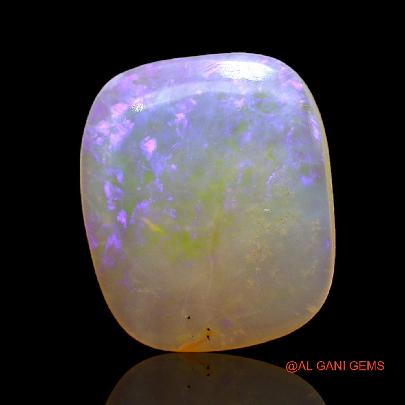 3.00 Cts Natural Australian Fire Opal Oval Cabochon Loose Gemstone For Jewelry 13x11x3 mm AD-677
