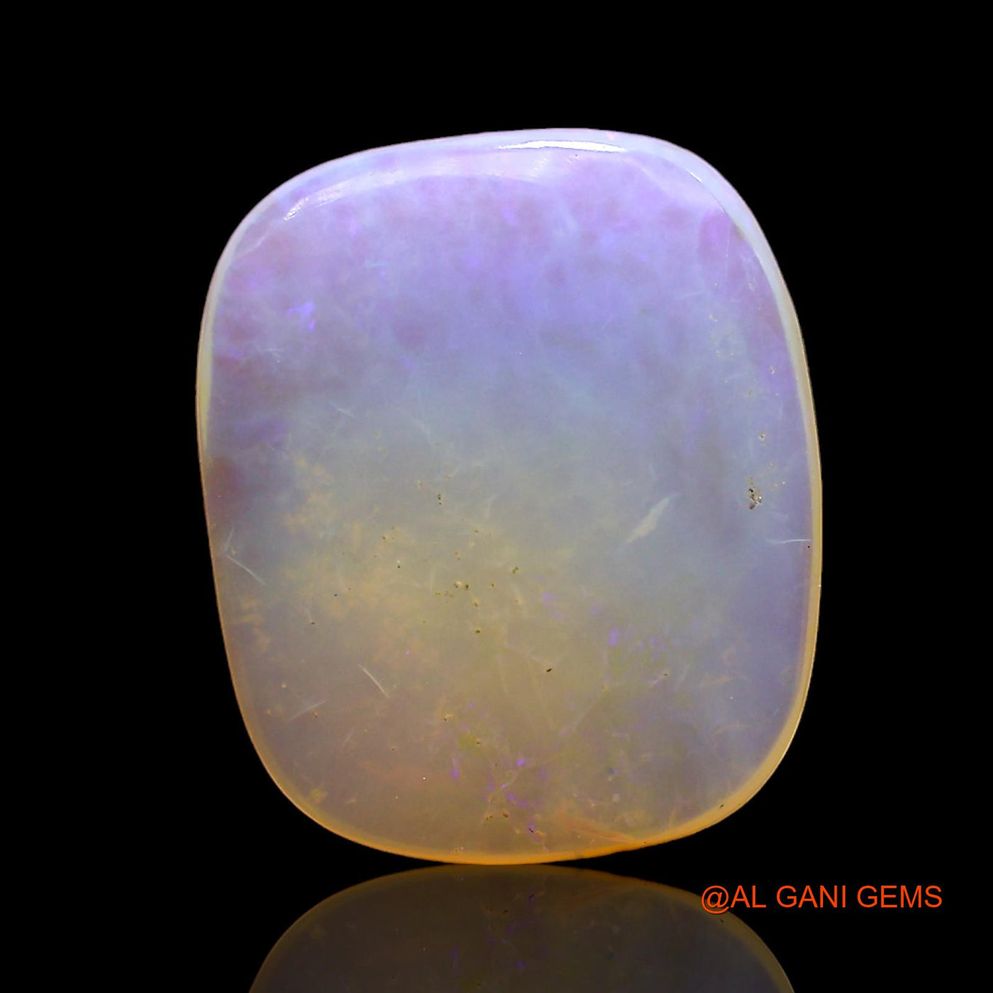 3.00 Cts Natural Australian Fire Opal Oval Cabochon Loose Gemstone For Jewelry 13x11x3 mm AD-677