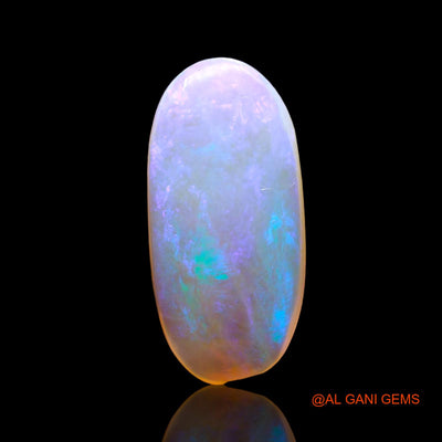 Natural Untreated Fire Opal Loose Gemstone Oval Cabochon From Australia 2.00 Cts 16x8x3 mm AD-679
