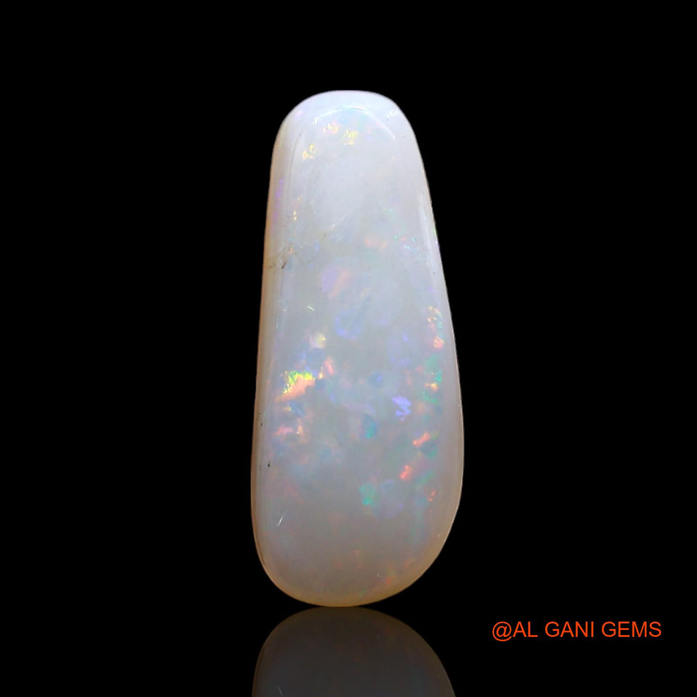 2.00 Cts Natural Australian Fire Opal Fancy Cabochon Loose Gemstone For Jewelry 17x7x3 mm AD-67