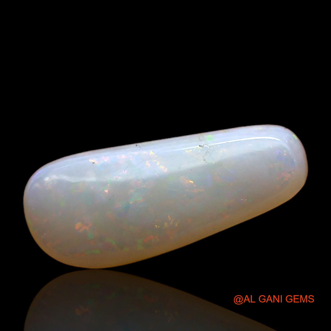 2.00 Cts Natural Australian Fire Opal Fancy Cabochon Loose Gemstone For Jewelry 17x7x3 mm AD-67