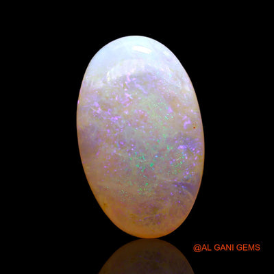 3.00 Cts Natural Australian Fire Opal Loose Gemstone Oval Cabochon 15x9x4 mm AD-680