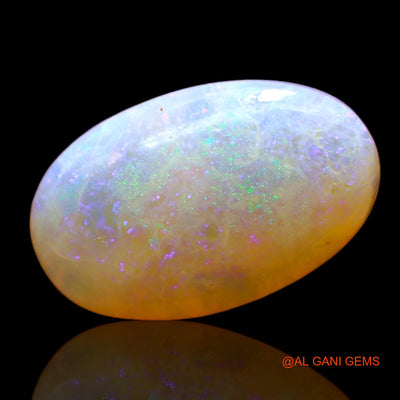3.00 Cts Natural Australian Fire Opal Loose Gemstone Oval Cabochon 15x9x4 mm AD-680