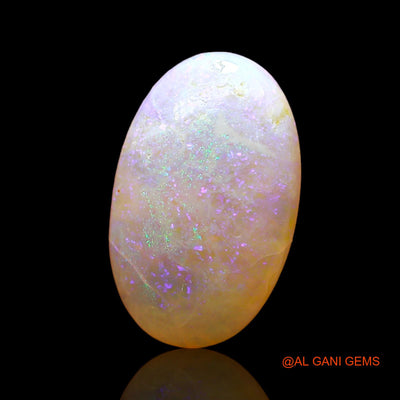 3.00 Cts Natural Australian Fire Opal Loose Gemstone Oval Cabochon 15x9x4 mm AD-680