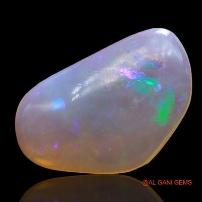 Natural Untreated Fire Opal Loose Gemstone Fancy Cabochon From Australia 2.00 Cts 15x9x2 mm AD-681