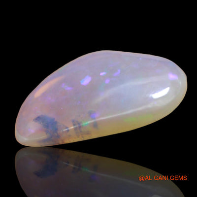 Natural Untreated Fire Opal Loose Gemstone Fancy Cabochon From Australia 2.00 Cts 15x9x2 mm AD-681