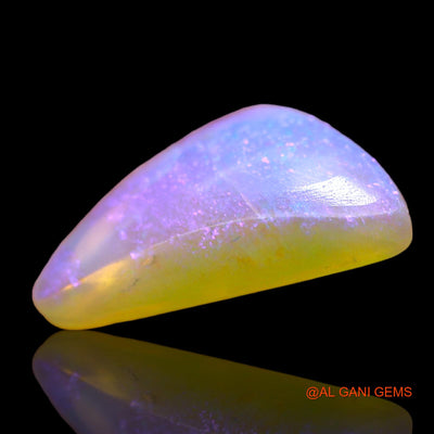 3.00 Cts Unheated Australian Fire Opal Loose Gemstone Trillion Cabochon Natural 15x9x3 mm AD-682