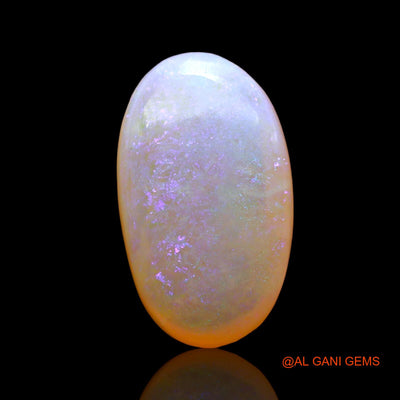 Natural Untreated Fire Opal Loose Gemstone Oval Cabochon From Australia 4.00 Cts 15x9x5 mm AD-683