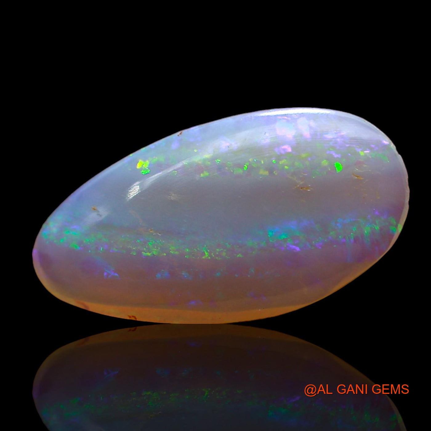 Natural Fire Opal Gemstone 4.00 Cts Loose Oval Cabochon From Australia 15x9x4 mm AD-684