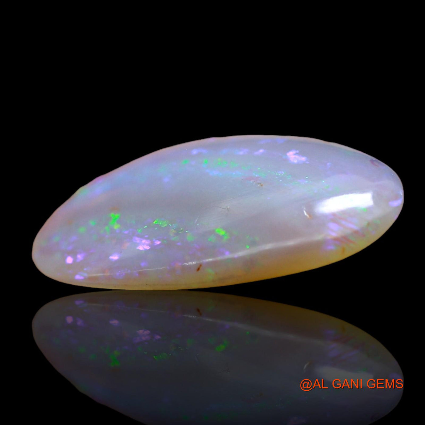 Natural Fire Opal Gemstone 4.00 Cts Loose Oval Cabochon From Australia 15x9x4 mm AD-684