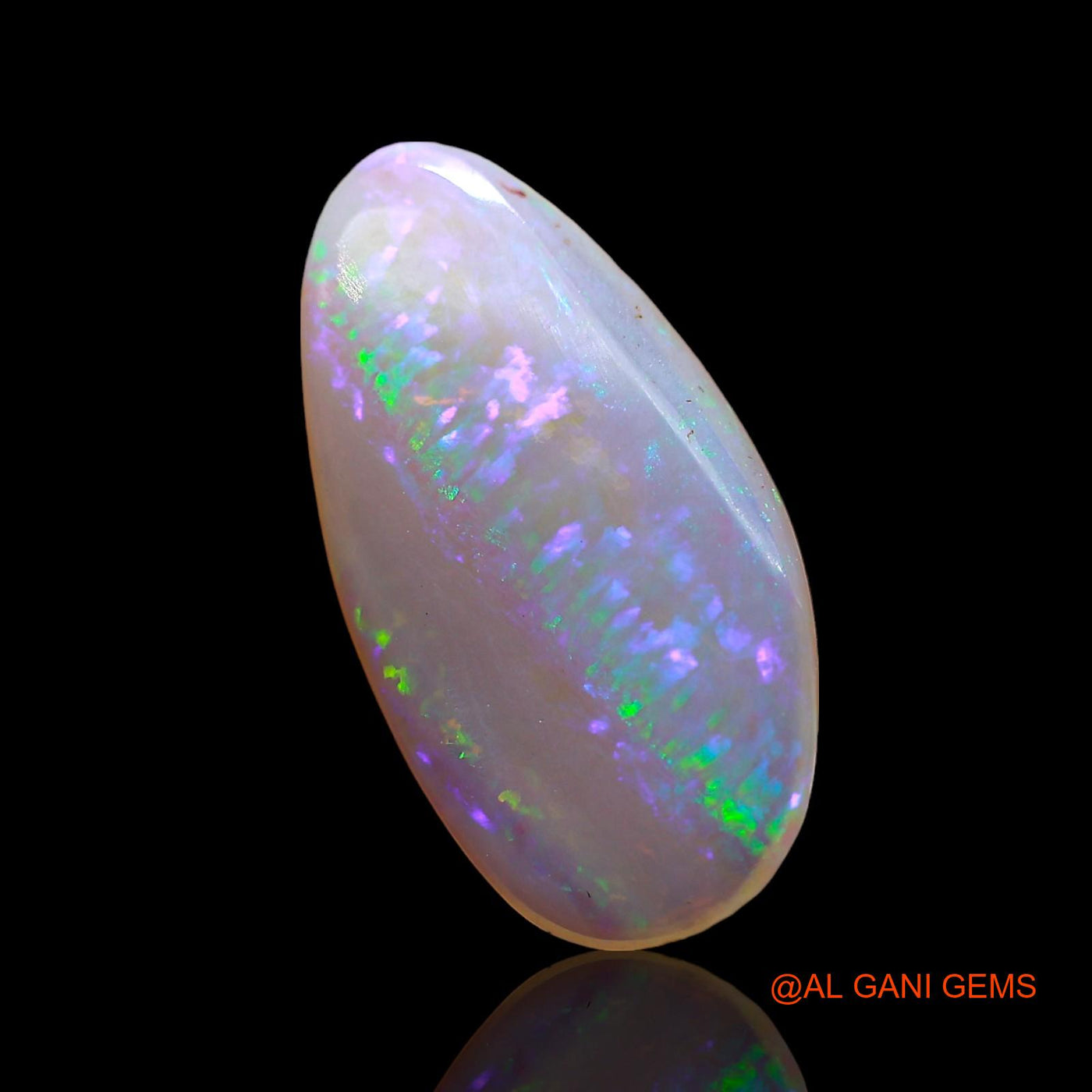 Natural Fire Opal Gemstone 4.00 Cts Loose Oval Cabochon From Australia 15x9x4 mm AD-684