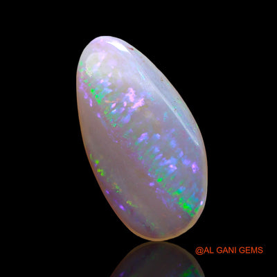 Natural Fire Opal Gemstone 4.00 Cts Loose Oval Cabochon From Australia 15x9x4 mm AD-684
