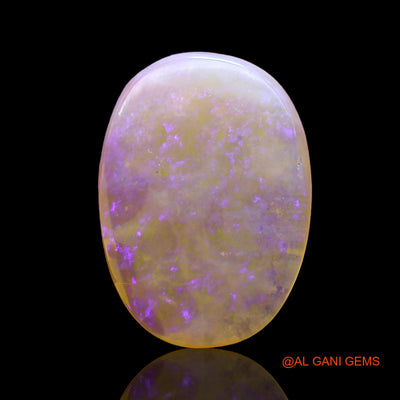 2.00 Cts Natural Australian Fire Opal Loose Gemstone Oval Cabochon 14x10x2 mm AD-688