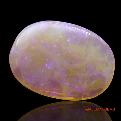 2.00 Cts Natural Australian Fire Opal Loose Gemstone Oval Cabochon 14x10x2 mm AD-688