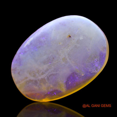 2.00 Cts Natural Australian Fire Opal Loose Gemstone Oval Cabochon 14x10x2 mm AD-688