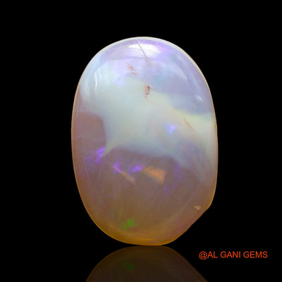 Natural Untreated Fire Opal Loose Gemstone Oval Cabochon From Australia 3.00 Cts 14x10x3 mm AD-689