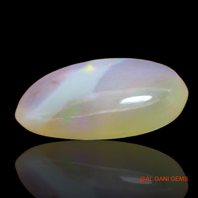 Natural Untreated Fire Opal Loose Gemstone Oval Cabochon From Australia 3.00 Cts 14x10x3 mm AD-689