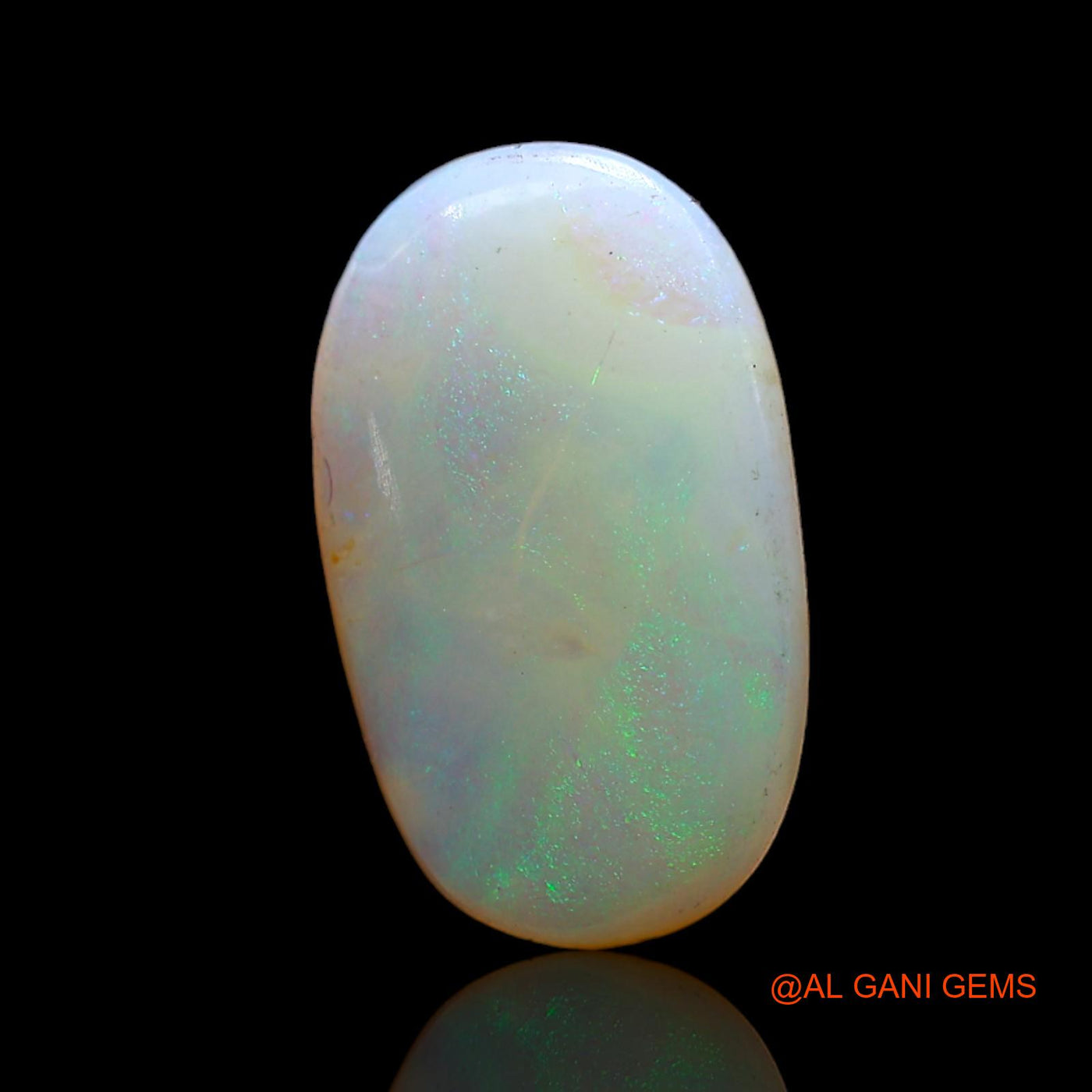 3.00 Cts Natural Australian Fire Opal Loose Gemstone Oval Cabochon 15x9x3 mm AD-68