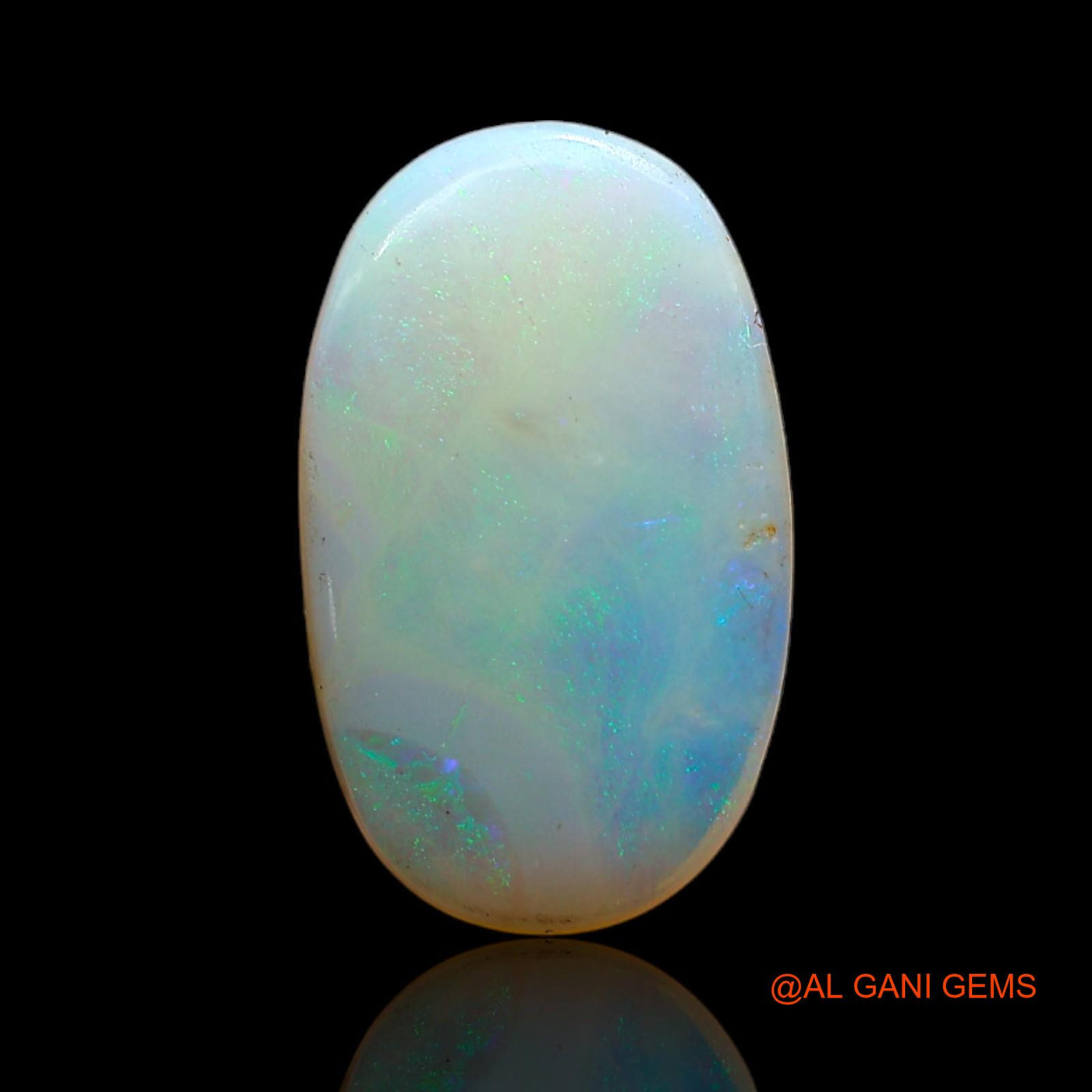 3.00 Cts Natural Australian Fire Opal Loose Gemstone Oval Cabochon 15x9x3 mm AD-68
