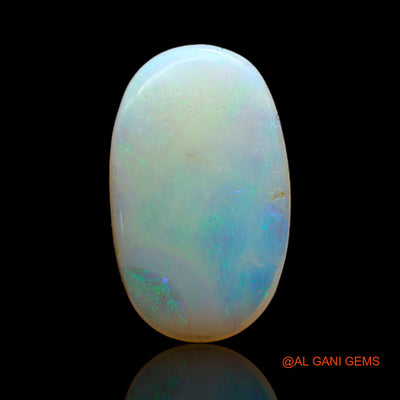 3.00 Cts Natural Australian Fire Opal Loose Gemstone Oval Cabochon 15x9x3 mm AD-68