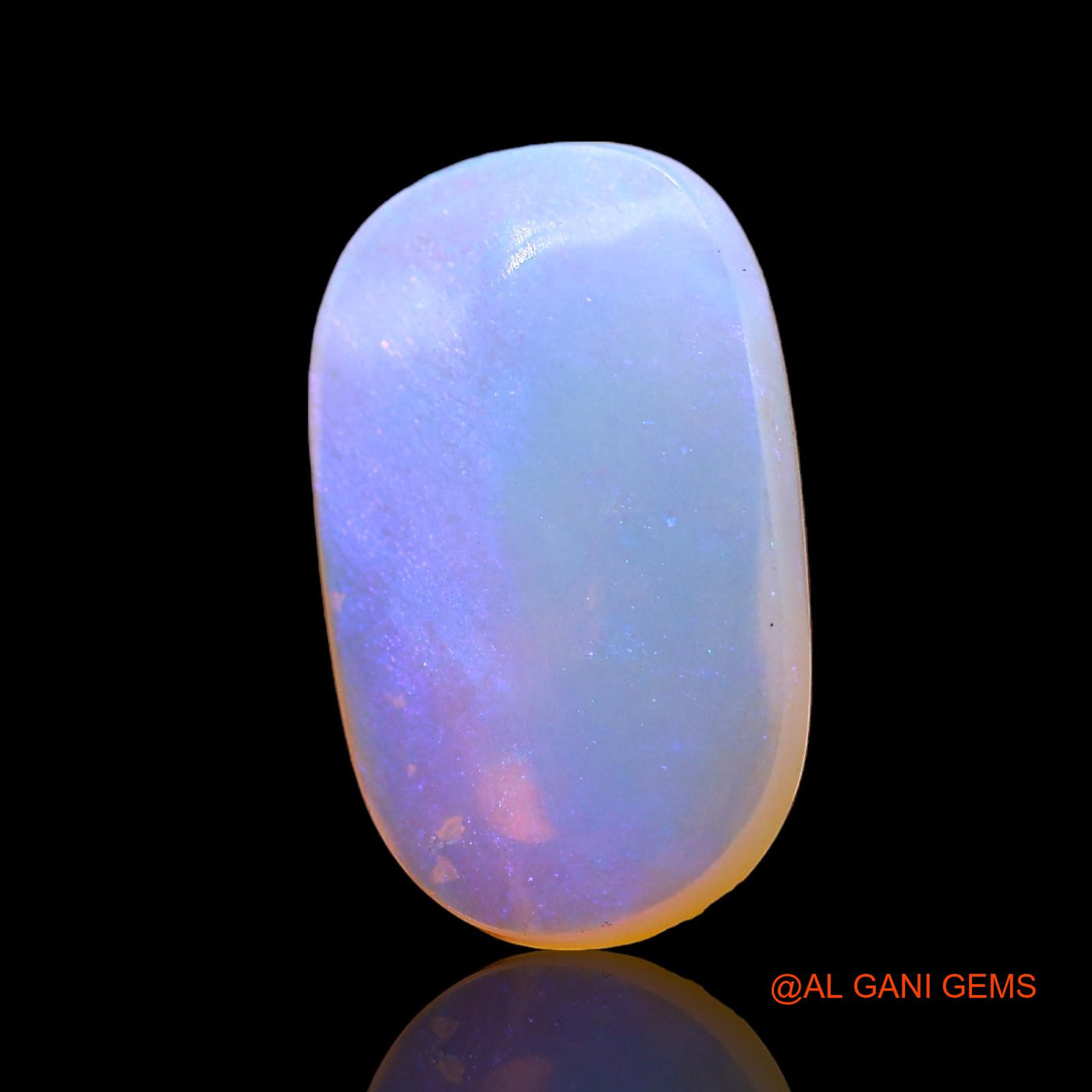 3.00 Cts Natural Australian Fire Opal Oval Cabochon Loose Gemstone For Jewelry 15x9x3 mm AD-690