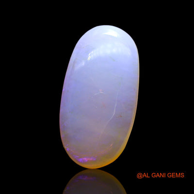 3.00 Cts Natural Australian Fire Opal Loose Gemstone Oval Cabochon 15x8x4 mm AD-694