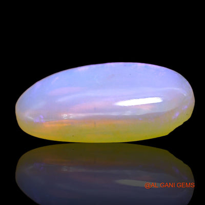 3.00 Cts Natural Australian Fire Opal Loose Gemstone Oval Cabochon 15x8x4 mm AD-694