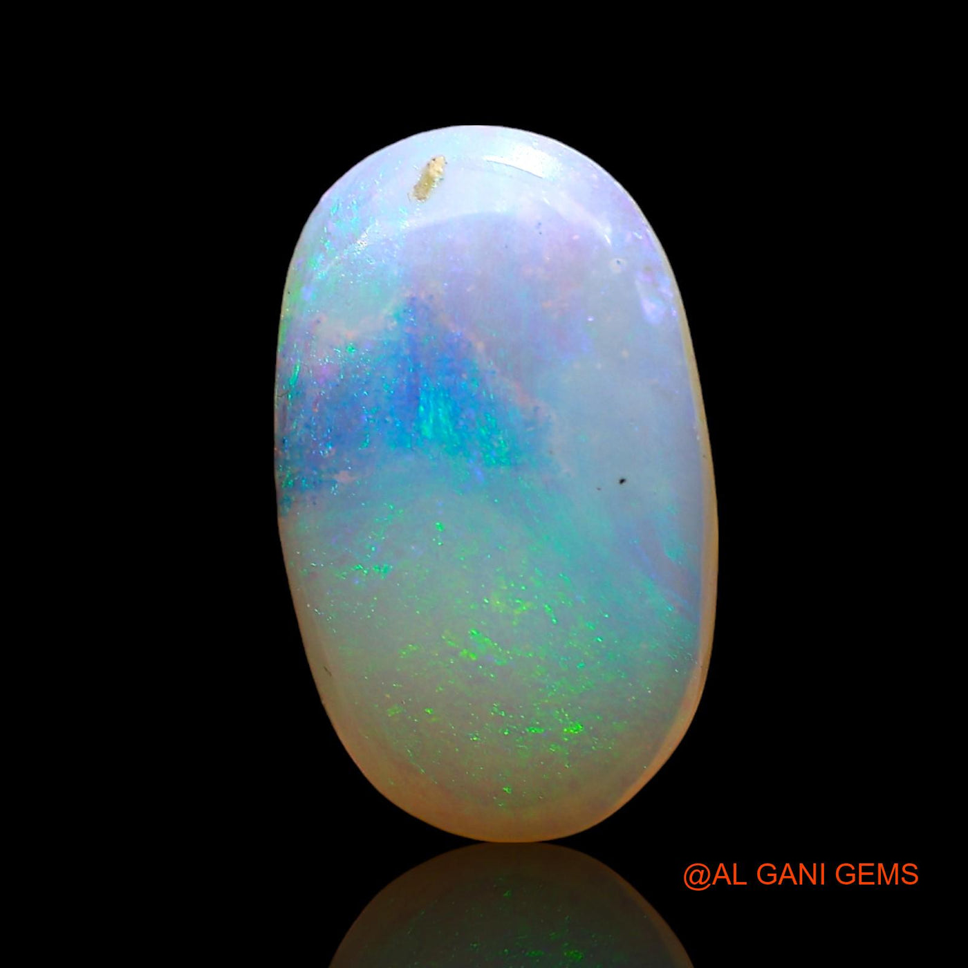 2.00 Cts Natural Australian Fire Opal Loose Gemstone Oval Cabochon 14x9x3 mm AD-695