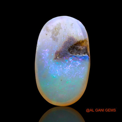 2.00 Cts Natural Australian Fire Opal Loose Gemstone Oval Cabochon 14x9x3 mm AD-695