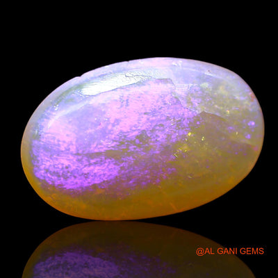 Natural Untreated Fire Opal Loose Gemstone Oval Cabochon From Australia 3.00 Cts 15x9x3 mm AD-696