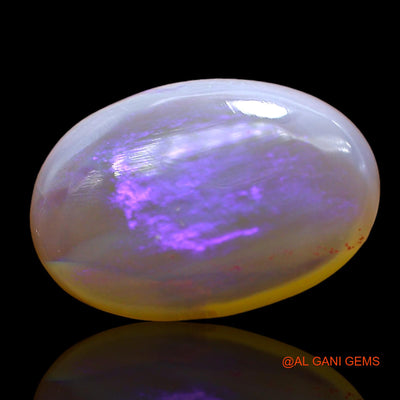 3.00 Cts Unheated Australian Fire Opal Loose Gemstone Oval Cabochon Natural 14x10x3 mm AD-697