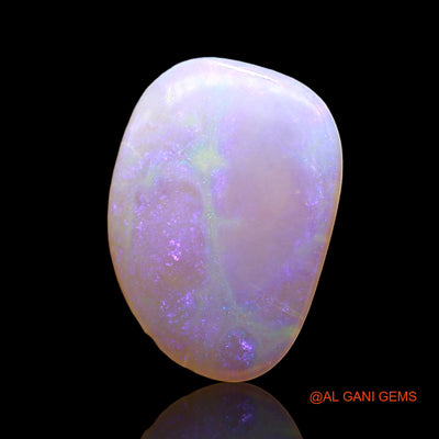 Natural Untreated Fire Opal Loose Gemstone Fancy Cabochon From Australia 2.00 Cts 14x10x2 mm AD-698
