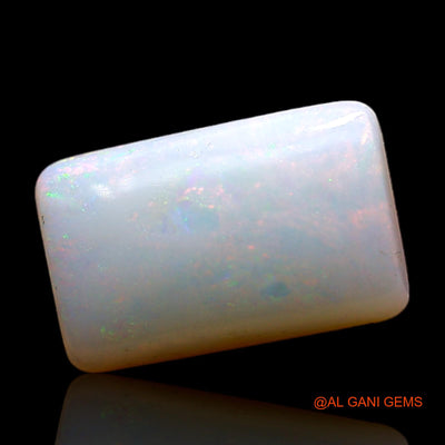 Natural Fire Opal Gemstone 3.00 Cts Loose Square Cabochon From Australia 13x8x3 mm AD-69