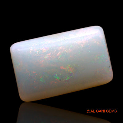 Natural Fire Opal Gemstone 3.00 Cts Loose Square Cabochon From Australia 13x8x3 mm AD-69