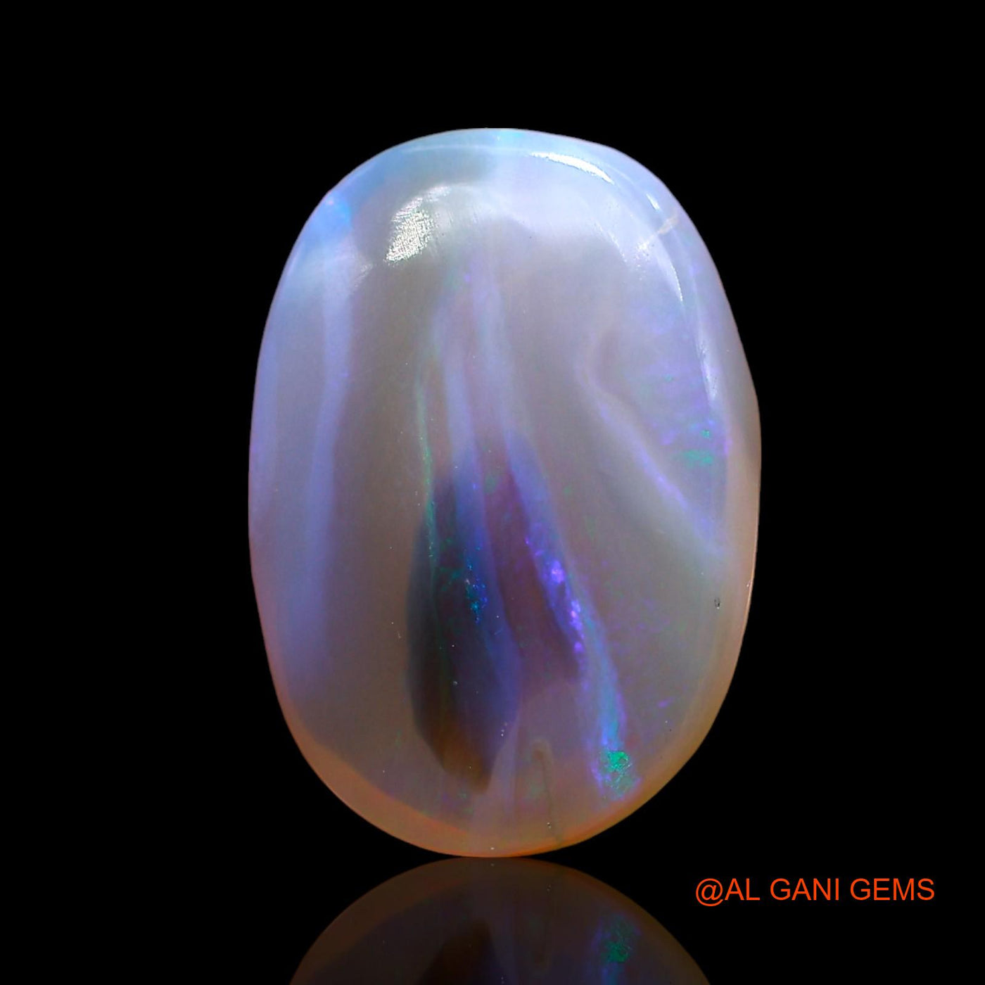 4.00 Cts Natural Australian Fire Opal Loose Gemstone Oval Cabochon 14x10x5 mm AD-700