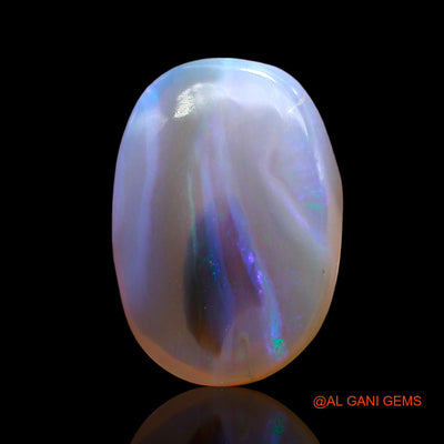 4.00 Cts Natural Australian Fire Opal Loose Gemstone Oval Cabochon 14x10x5 mm AD-700