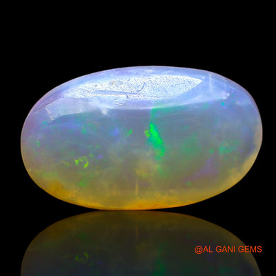 3.00 Cts Natural Australian Fire Opal Loose Gemstone Oval Cabochon 15x8x4 mm AD-701