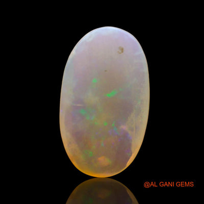 3.00 Cts Natural Australian Fire Opal Loose Gemstone Oval Cabochon 15x8x4 mm AD-701