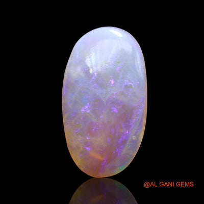 3.00 Cts Natural Australian Fire Opal Loose Gemstone Oval Cabochon 15x8x4 mm AD-703