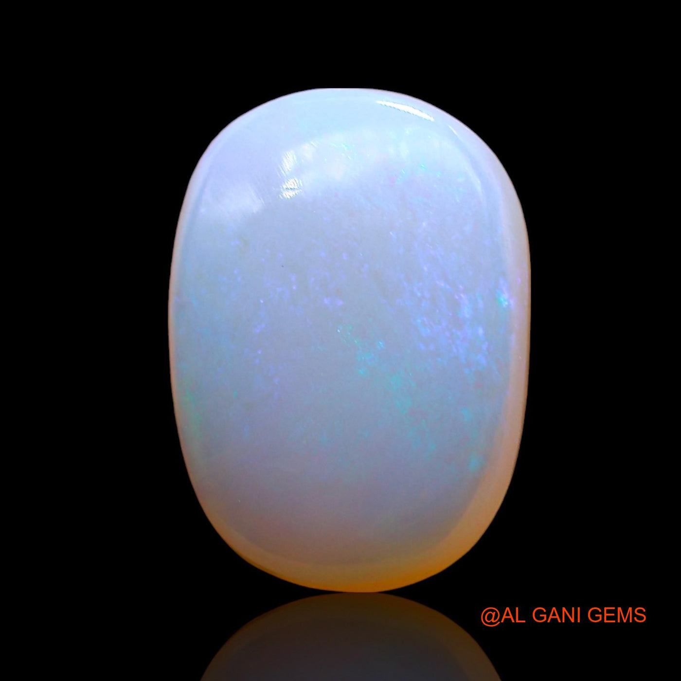 4.00 Cts Unheated Australian Fire Opal Loose Gemstone Oval Cabochon Natural 14x10x4 mm AD-705
