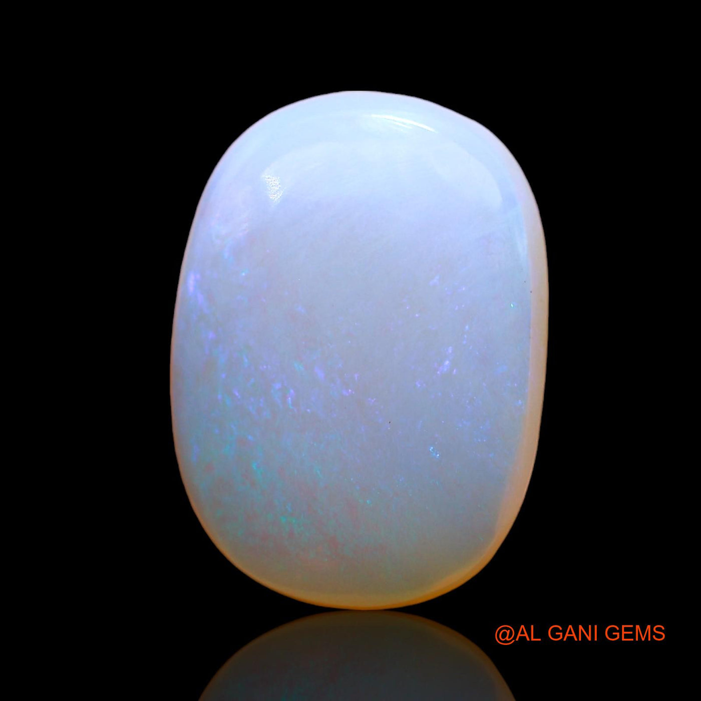 4.00 Cts Unheated Australian Fire Opal Loose Gemstone Oval Cabochon Natural 14x10x4 mm AD-705