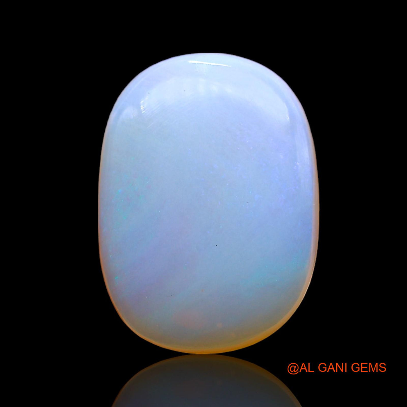 4.00 Cts Unheated Australian Fire Opal Loose Gemstone Oval Cabochon Natural 14x10x4 mm AD-705