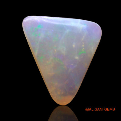 2.00 Cts Unheated Australian Fire Opal Loose Gemstone Trillion Cabochon Natural 13x10x2 mm AD-706
