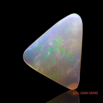 2.00 Cts Unheated Australian Fire Opal Loose Gemstone Trillion Cabochon Natural 13x10x2 mm AD-706