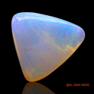 2.00 Cts Unheated Australian Fire Opal Loose Gemstone Trillion Cabochon Natural 12x11x2 mm AD-708