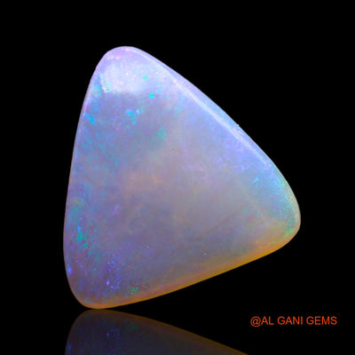 2.00 Cts Unheated Australian Fire Opal Loose Gemstone Trillion Cabochon Natural 12x11x2 mm AD-708
