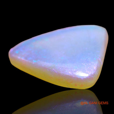 2.00 Cts Unheated Australian Fire Opal Loose Gemstone Trillion Cabochon Natural 12x11x2 mm AD-708